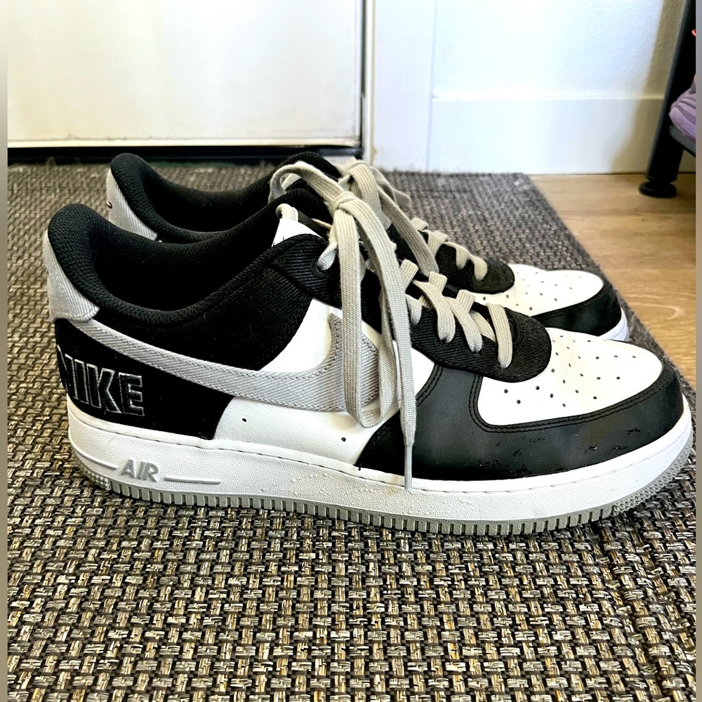 Nike Air Force 1 Low '07 EMB Raiders Black White Men's